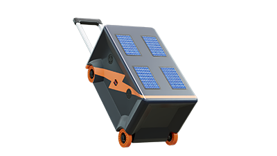 Portable Power Snatch Solar Power Generator rendering